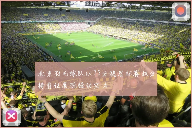 北京羽毛球队以75分稳居杯赛积分榜首位展现强劲实力